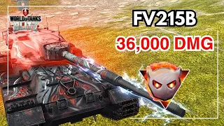 [Big Boss] FV215b insane 36,000 Damage • WOT Blitz •