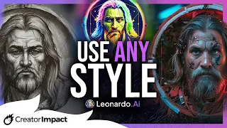 Style transfer with Leonardo AI's STYLE REFERENCE feature is incredible!