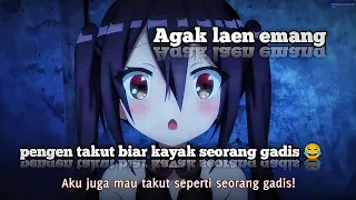 takut hantu ✖ pura pura takut biar seperti seorang gadis ✔😂😂 || jedag jedug anime