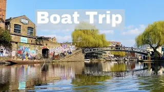 Canal Narrowboat Trip - Little Venice to Camden - London Waterbus