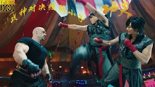 Kung Fu Action Movie: The war god underestimates a Chinese youth, but the youth proves unbeatable.