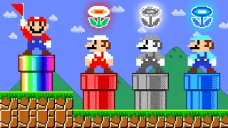 Can Mario Used All Power FIRE, ICE and ROCK and GOLD in Super Mario Bros.? | ADN MARIO GAME