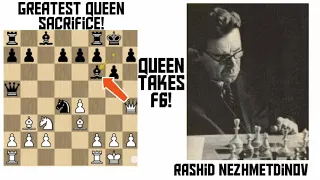 GREATEST QUEEN SACRIFICE IN CHESS | Nezhmetdinov vs Chernikov (1962)