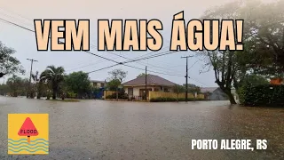 Nível do Guaíba fica estável, chove em Porto Alegre e vai chover mais! - 11/05/2024