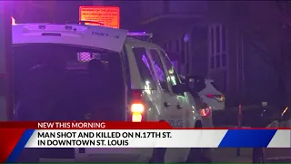 Man shot to death at downtown St. Louis apartment complex