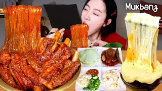 Spicy pork ribs and Steamed Eggs with Cheese Korean food ㅣ EATING SHOW ASMR REAL SOUND MUKBANG