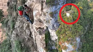 The most dangerous cliff road & Journey home | Rural life on the cliff