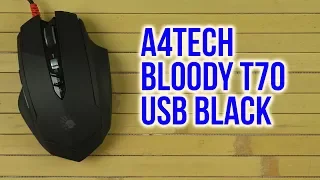 Распаковка A4Tech Bloody T70 USB Black