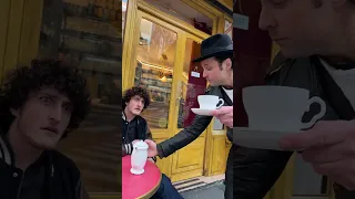 Levitating Prank on Stranger #paris #magic #shorts