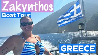 Zakynthos Greece | Boat Tour to Shipwreck Cove