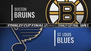 St. Louis Blues vs Boston Bruins | Final | Game 3 | Jun.01, 2019 | Stanley Cup 2019 | Обзор матча