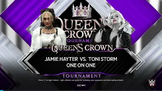 Toni Storm Vs Jamie Hayter - Queen Of The Ring - Round 1 - #wwe2k24