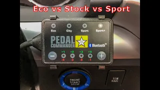 Pedal Commander: Does Eco Mode Save On Gas???...Eco vs Stock vs Sport