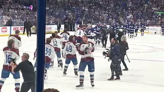 Avalanche Winning the Stanley Cup- Raw Video in 4K!!