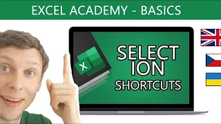 Excel selecting cells with shortcuts - Excel Academy - Basics #12