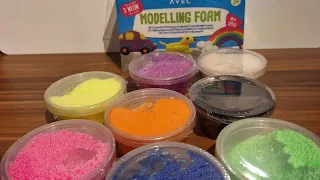 Modelling Foam #mixingcolors #art #asmr#relaxing #kids