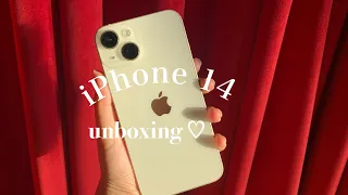 iPhone 14 (starlight) 128 GB ✨| aesthetic unboxing 🌻 | camera test 🌾🍃