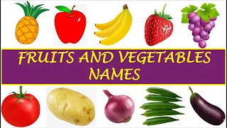 Fruits and vegetables | Vegetables names | Fruits name | Vegetables and fruits |Vegetables for kids