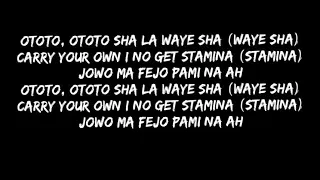 Asake ototo music lyrics ( mr money with the vibe )
