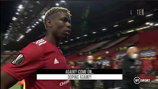 Paul Pogba angry reaction to being told about drug test