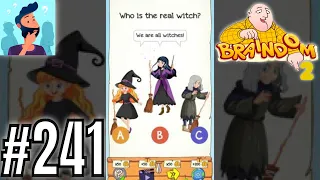 Braindom 2 Riddle Level 241 Who is the real witch? Gameplay Solution Walkthrough