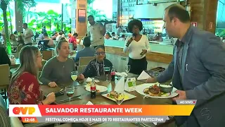 Salvador Restaurante Week: Festival gastronômico inicia com mais de 70 restaurantes participantes