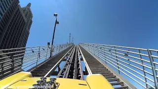 The Roller Coaster (HD POV) New York, New York Hotel & Casino Las Vegas