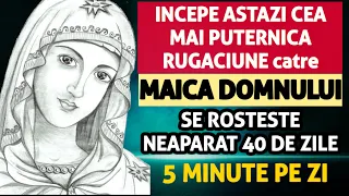 Cea Mai Puternica Rugaciune Catre Maica Domnului - se spune timp de 40 de zile in fata ICOANEI EI