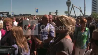 MH17:MOMENT OF SILENCE AT SCHIPOL AIRPORT