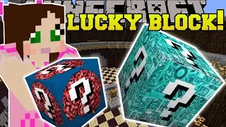 Minecraft: NERD LUCKY BLOCK! (MATRIX WEAPONS,  INSTANT STRUCTURES, & BRAINS!) Mod Showcase