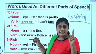 HOW TO IMPROVE VOCABULARY | WORD USED DIFFERENT PARTS OF SPEECH | ENGLISH GRAMMAR LESSONS |