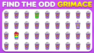 Find The Odd Grimace Shake, Guess Meme Song | Grimace Shake Meme, One Two Buckle My Shoe #166