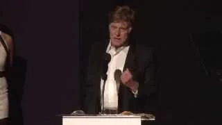 Robert Redford accepts Career Achievement Award