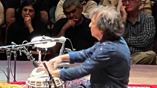 The incredible ustad Zakir Hussain at the Shakti concert in San Francisco