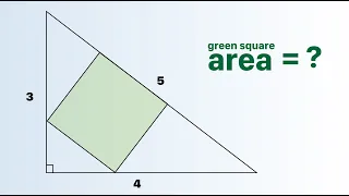 Find the area of the square.