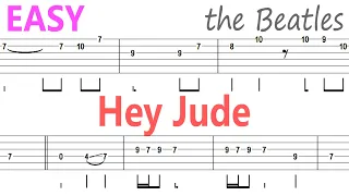 The Beatles - Hey Jude Guitar Solo Tab+BackingTrack