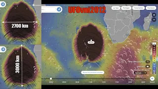 Unexplained anomaly near Antarctica moving north causing 25m waves