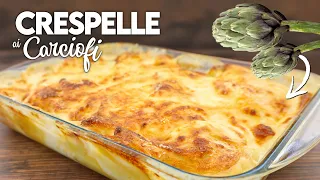 CRESPELLE AI CARCIOFI Ricetta Facile - Fatto in Casa da Benedetta