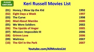 Keri Russell Movies List