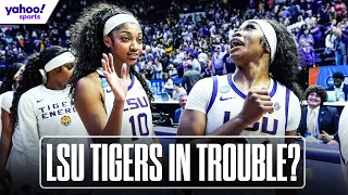LSU advances, but are the TIGERS in TROUBLE? | NCAA Women's Tournament | Yahoo Sports