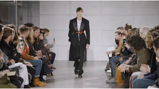 Raf Simons presented his last masculine collection in New York.