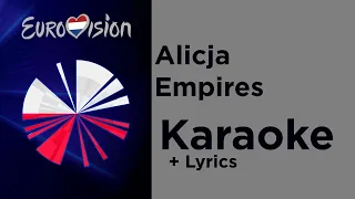 Alicja - Empires (Karaoke) Poland 🇵🇱 Eurovision 2020