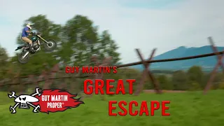 Guy Martin recreates Steve McQueen's ICONIC Great Escape Jump | Guy Martin Proper