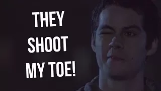 teen wolf humor || they shoot my toe! [6x20]