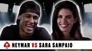 Neymar Jr. VS Sara Sampaio: ''I'm very unpredictable'' ♠️ PokerStars Duel ♠️ PokerStars