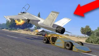 He tried to get into a jet... | GTA 5 THUG LIFE #262