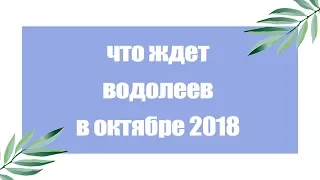 ВОДОЛЕИ | ТАРО ПРОГНОЗ | ОКТЯБРЬ 2018