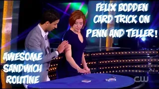 Felix Bodden's Amazing Penn And Teller Card Trick! Performance And Tutorial!