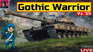 🔥 Gothic Warrior (Vz. 55) - НАГРАДА ЗА МАНЁВРЫ 😂 Мир Танков