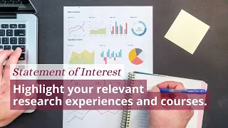 What do you consider to be a strong statement of interest?